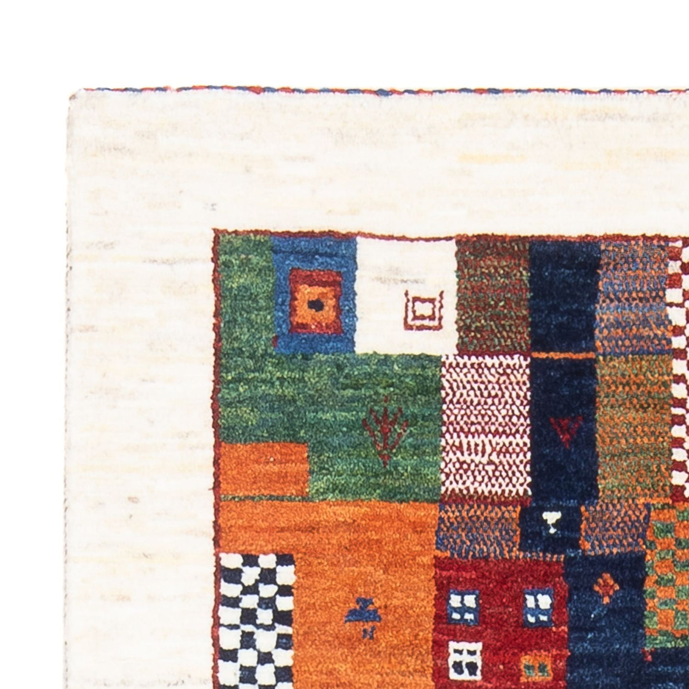 Loribaft Rug 126x83cm - Perserteppich Wollteppich