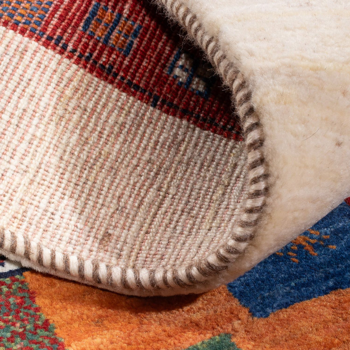 Gabbeh Rug - Loribaft Perser - 126 x 83 cm - multicolored