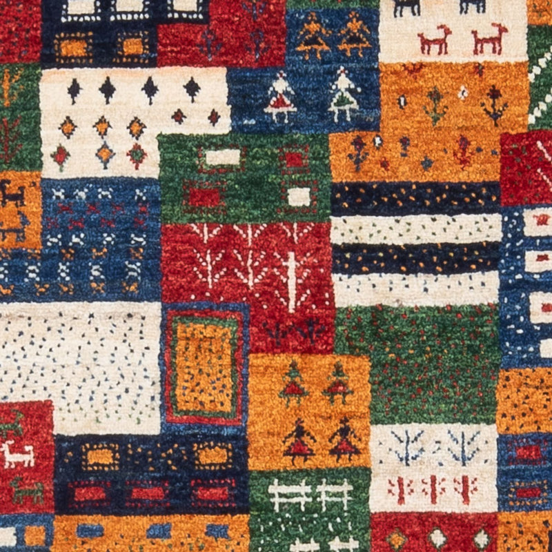 Gabbeh Rug - Loribaft Perser - 129 x 83 cm - multicolored