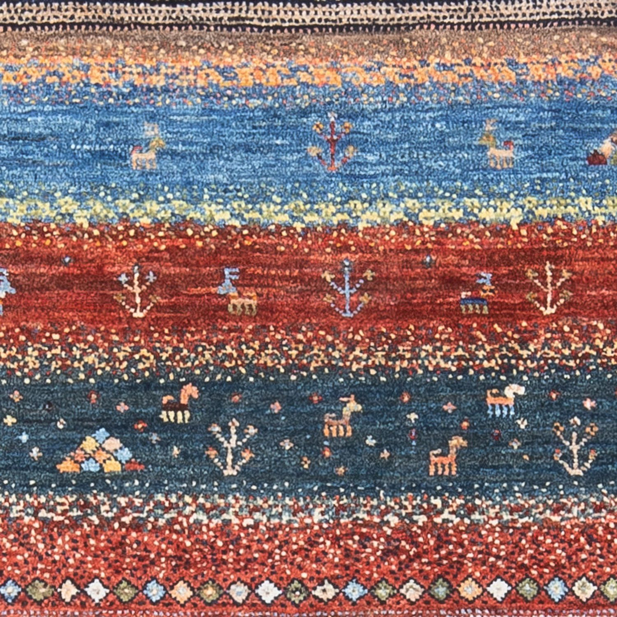Gabbeh Rug - Loribaft Perser - 130 x 80 cm - multicolored