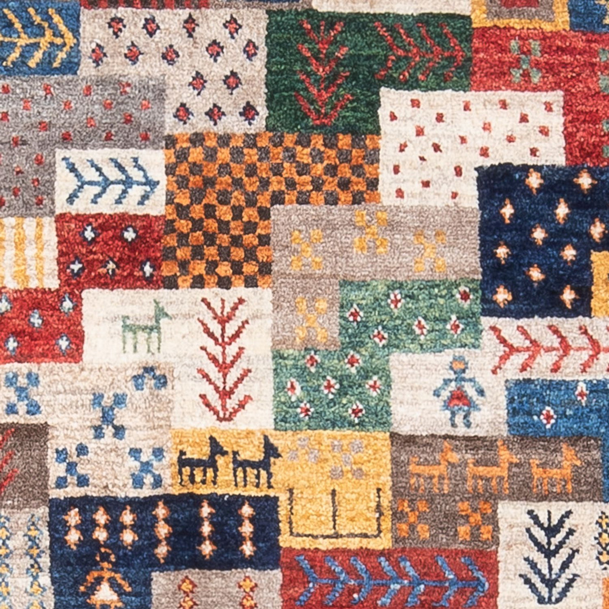 Gabbeh Rug - Loribaft Perser - 129 x 78 cm - multicolored