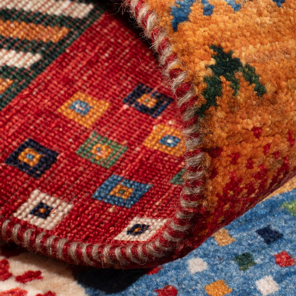 Gabbeh Rug - Loribaft Perser - 130 x 82 cm - multicolored