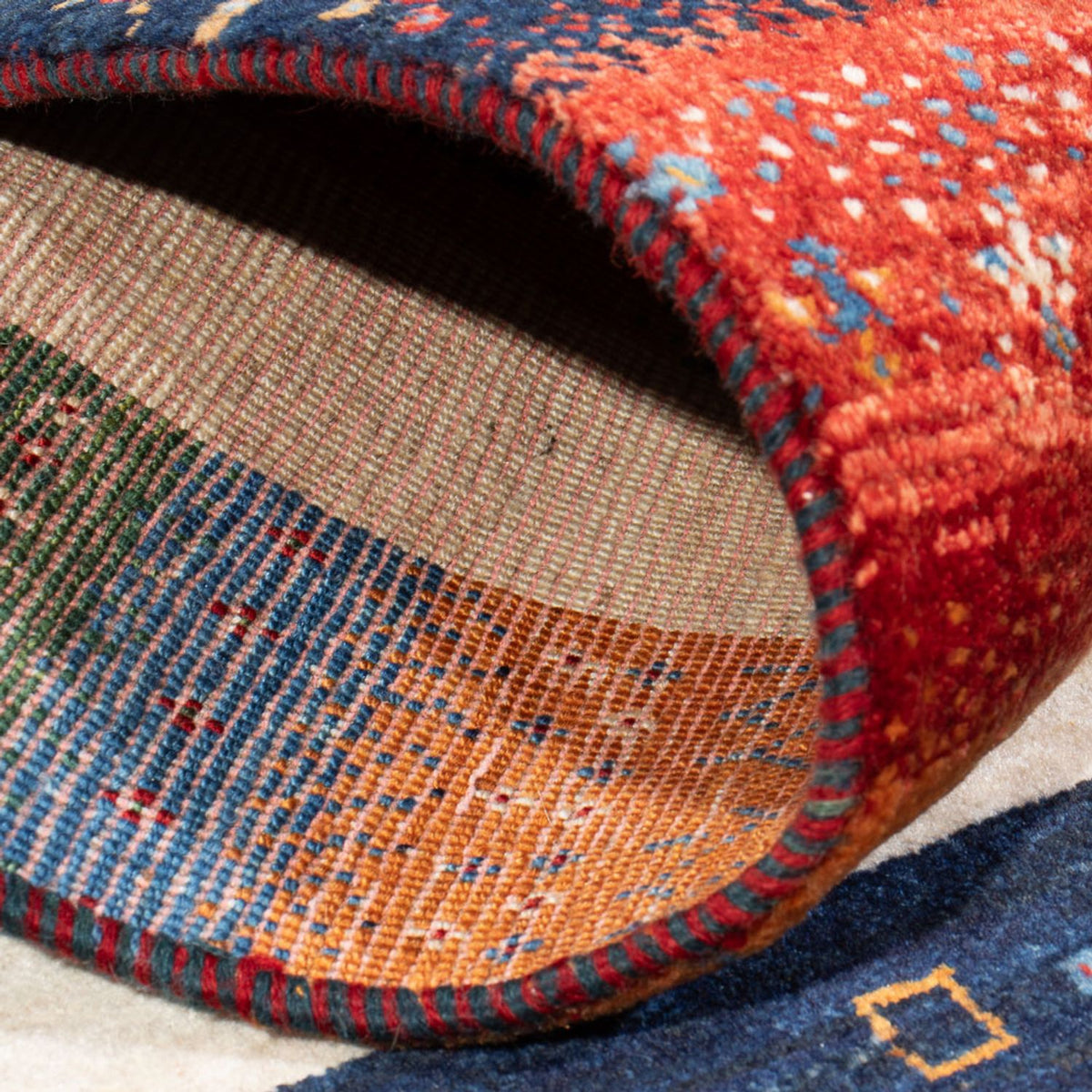 Gabbeh Rug - Loribaft Perser - 138 x 83 cm - multicolored