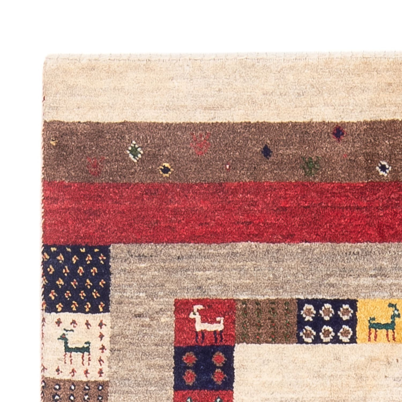 Loribaft Rug 122x83cm - Perserteppich Wollteppich