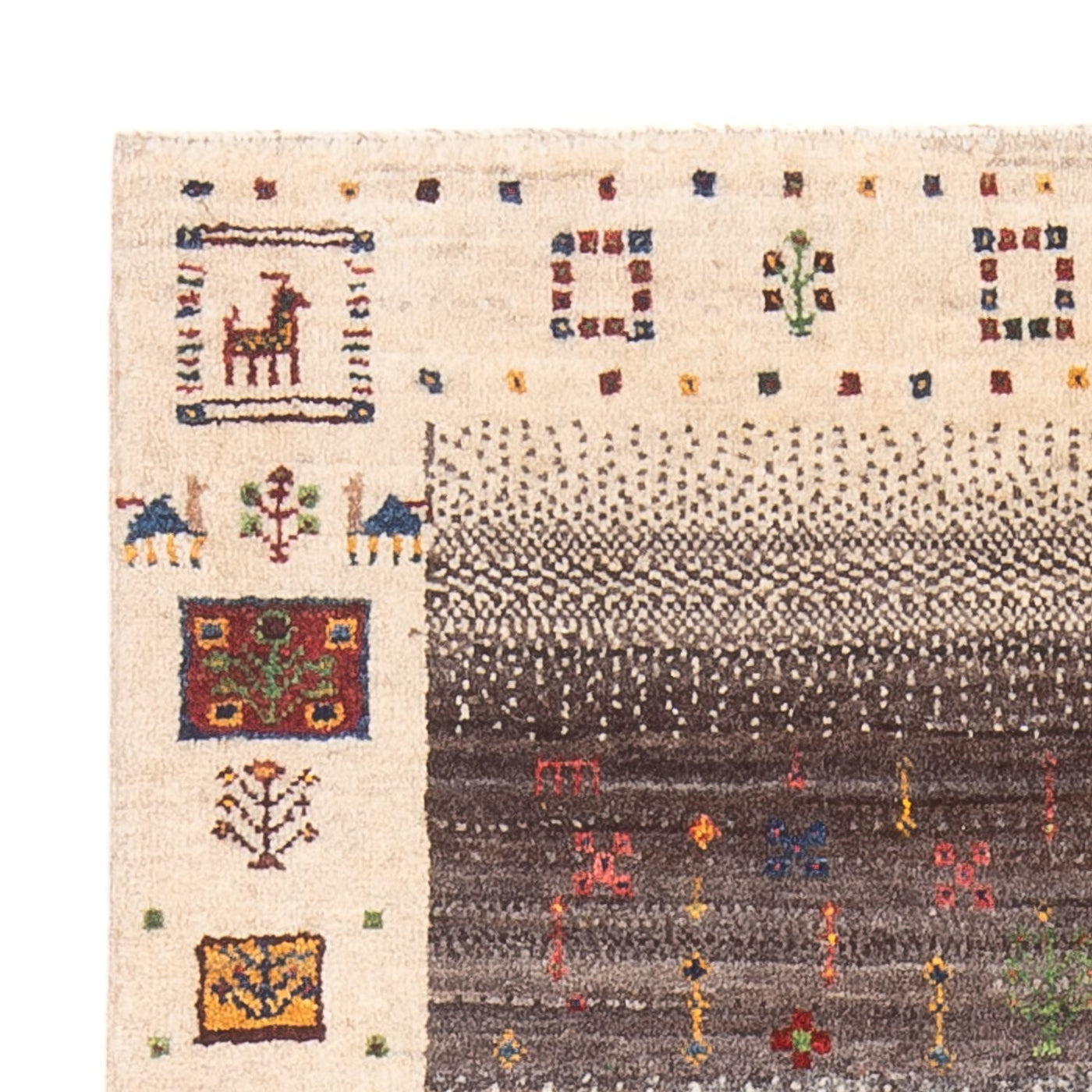 Loribaft Rug 123x86cm - Perserteppich Wollteppich