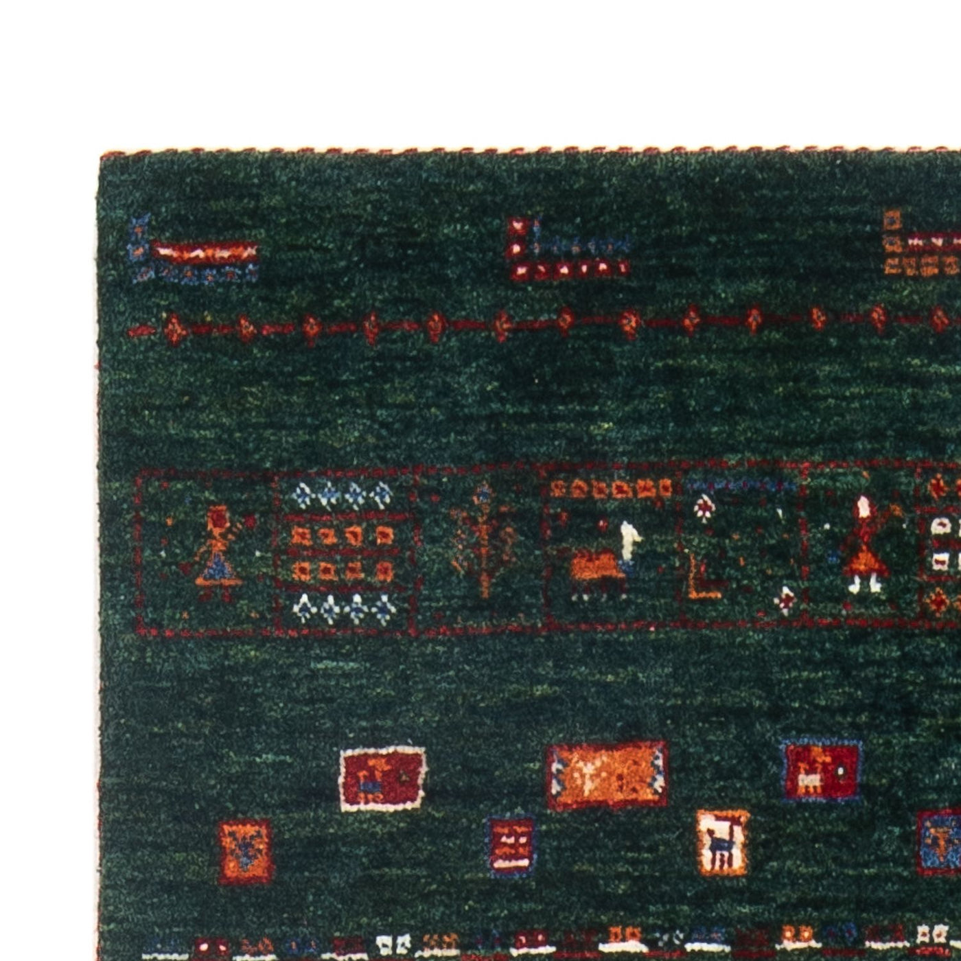 Loribaft Rug 136x85cm - Perserteppich Wollteppich