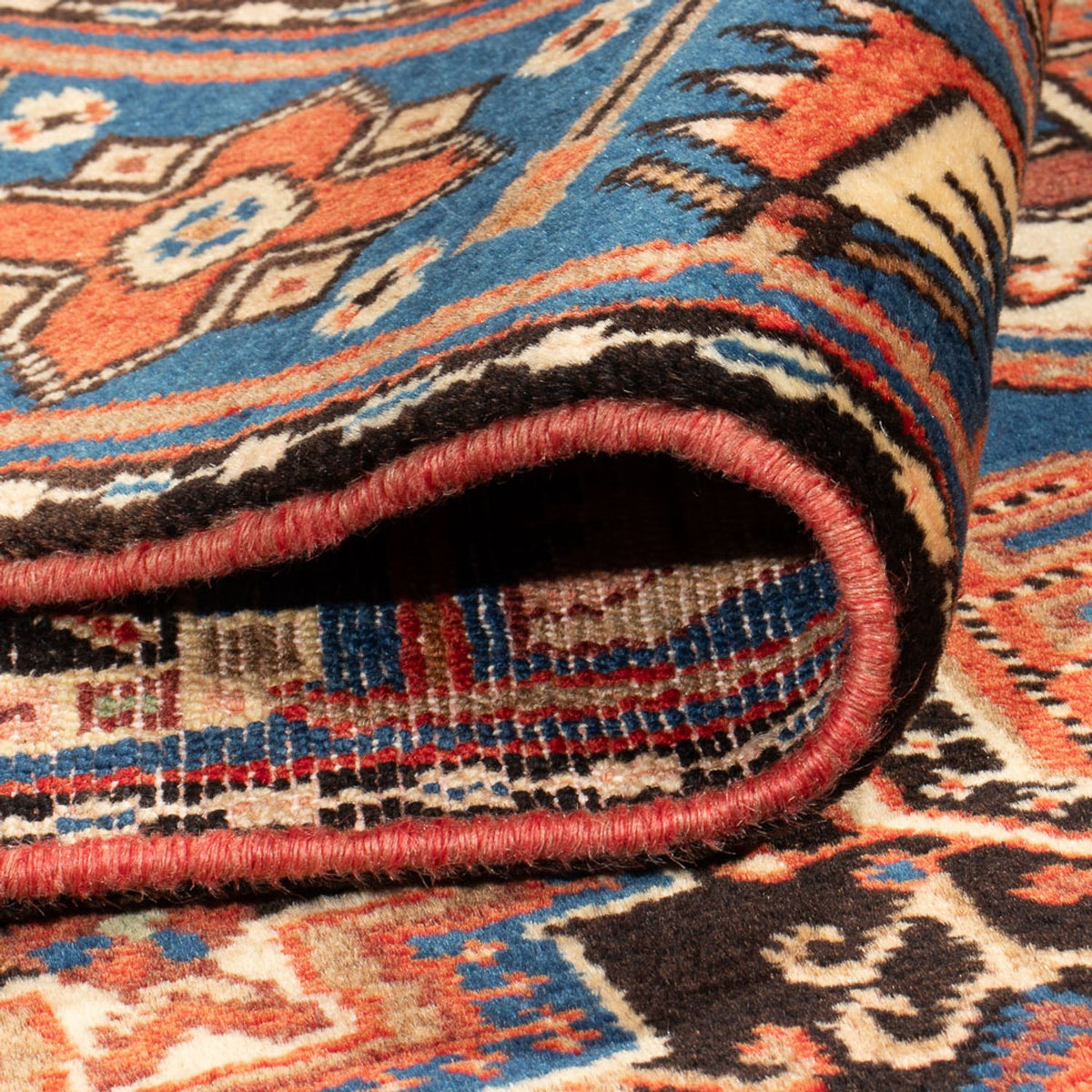 Perser Rug - Nomadic - 205 x 140 cm - blue