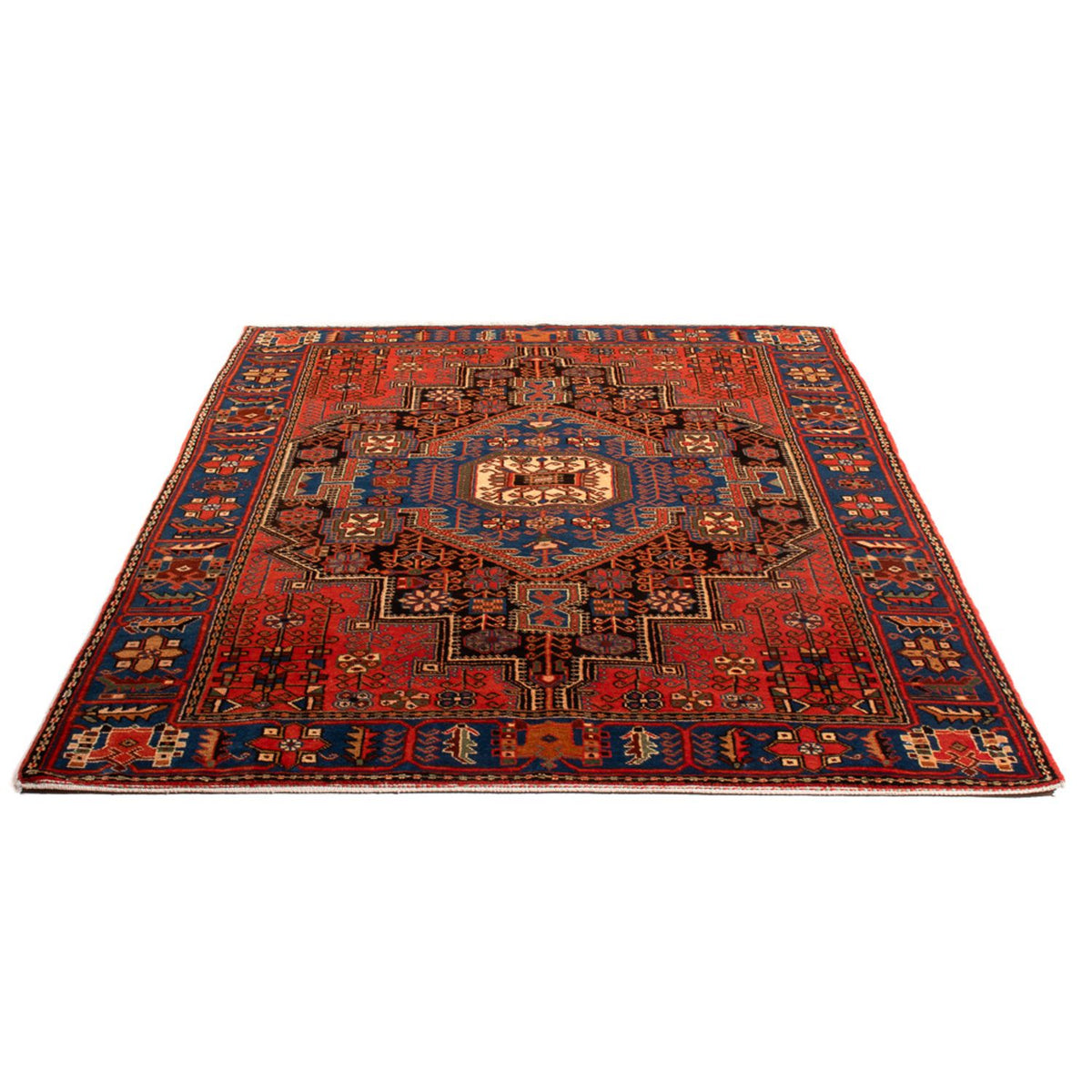 Perser Rug - Nomadic - 196 x 150 cm - blue