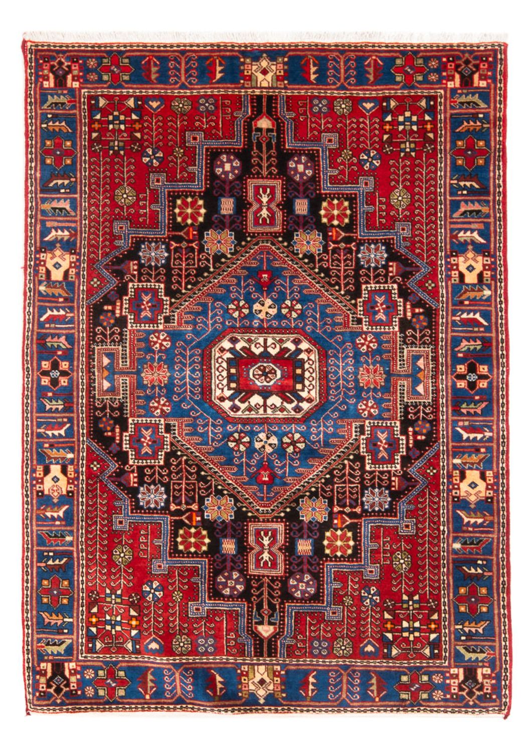 Perser Rug - Nomadic - 198 x 143 cm - blue