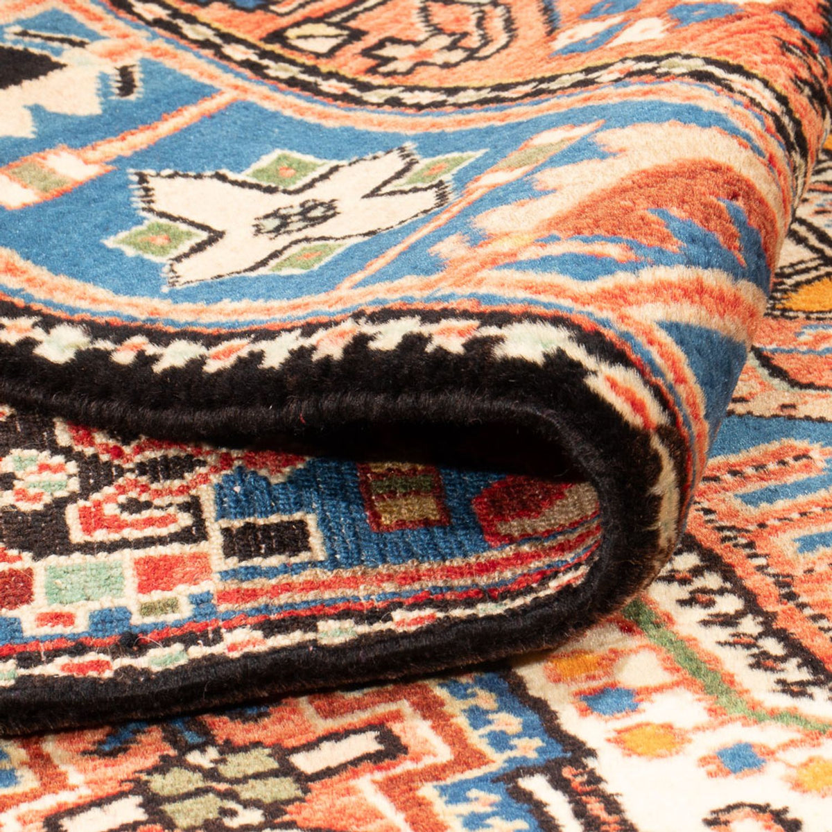 Perser Rug - Nomadic - 205 x 142 cm - blue