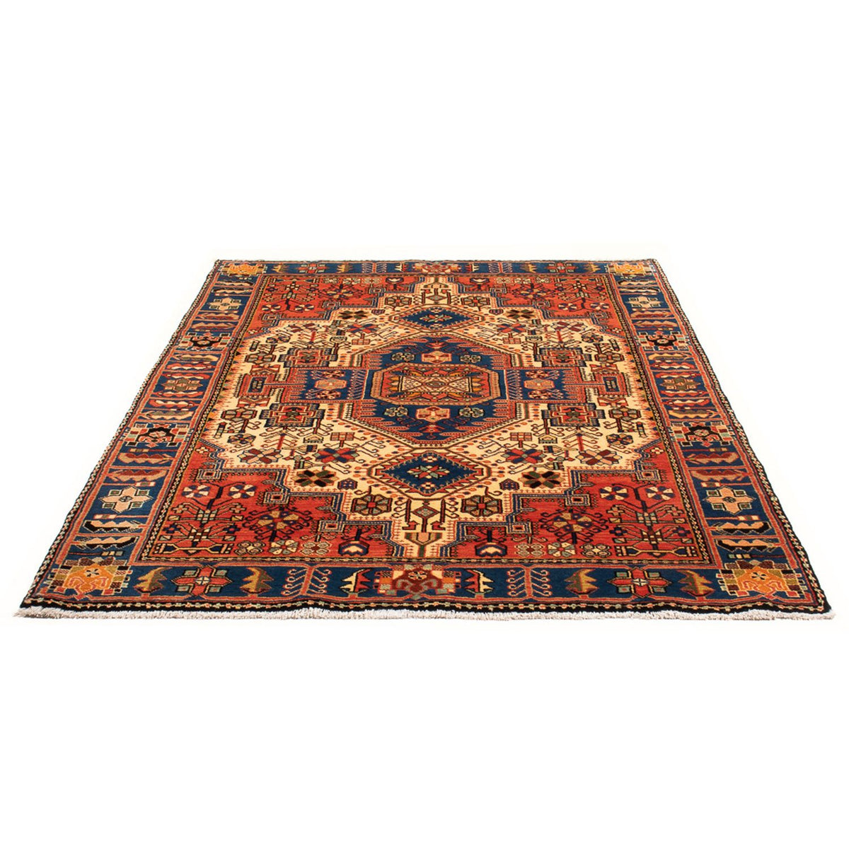 Perser Rug - Nomadic - 205 x 142 cm - blue