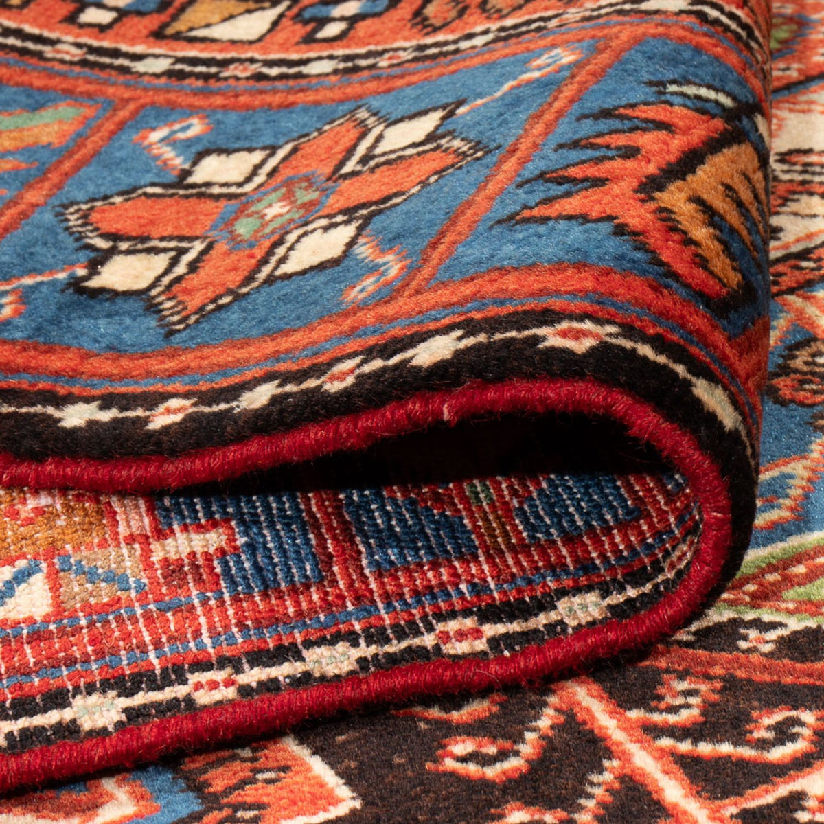 Perser Rug - Nomadic - 210 x 132 cm - blue