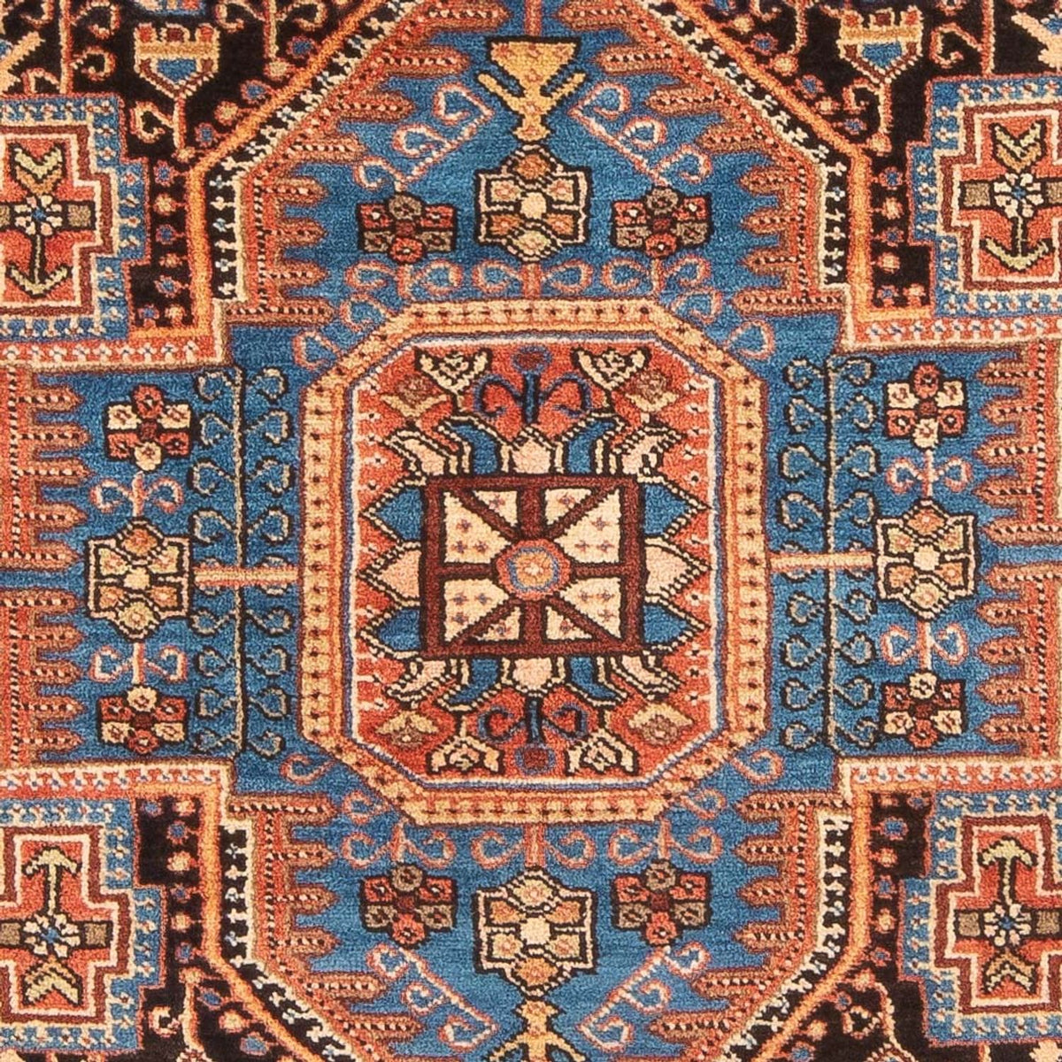 Perser Rug - Nomadic - 200 x 143 cm - blue