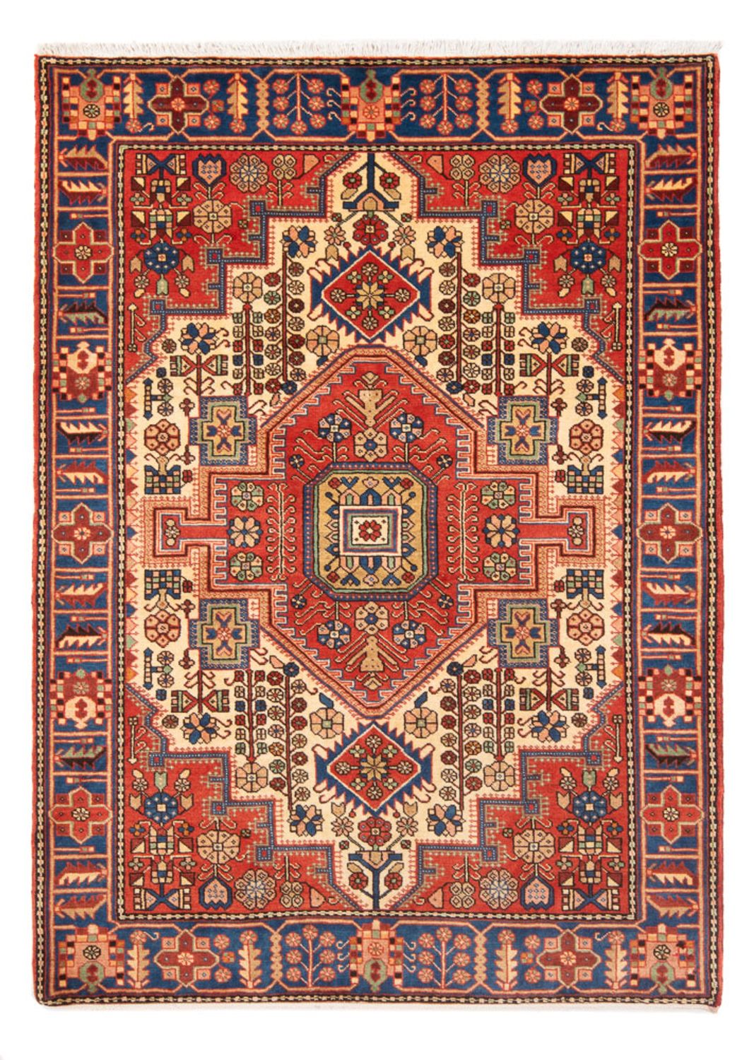 Perser Rug - Nomadic - 202 x 143 cm - red
