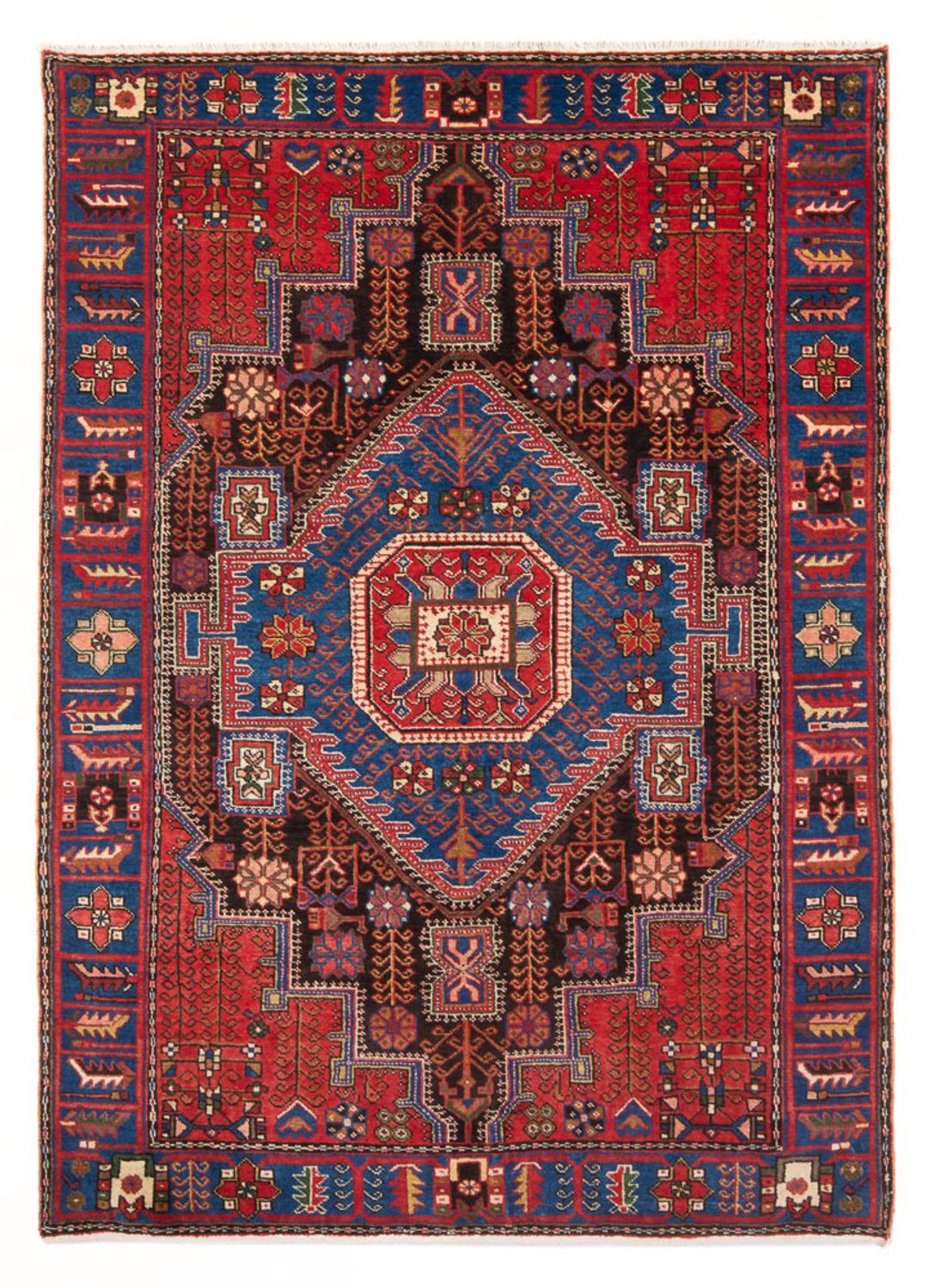 Perser Rug - Nomadic - 213 x 137 cm - blue