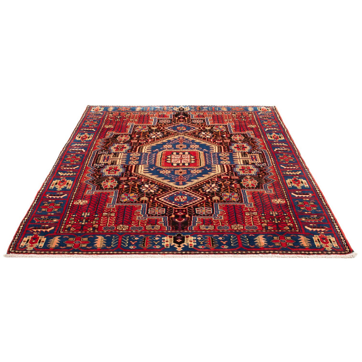 Perser Rug - Nomadic - 195 x 140 cm - blue