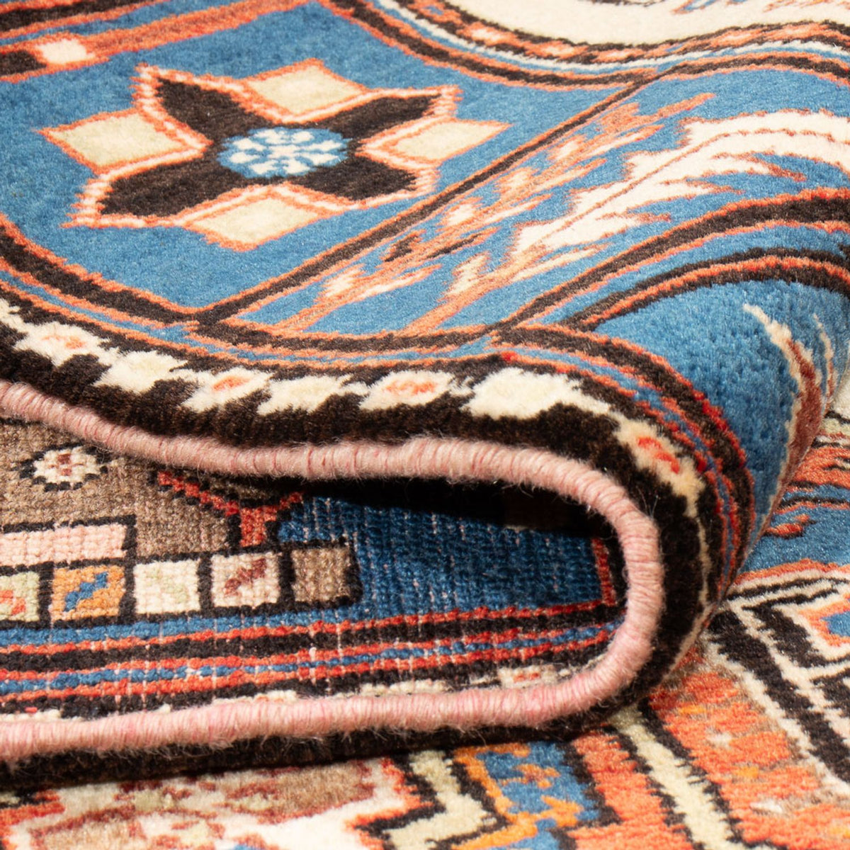 Perser Rug - Nomadic - 202 x 140 cm - blue