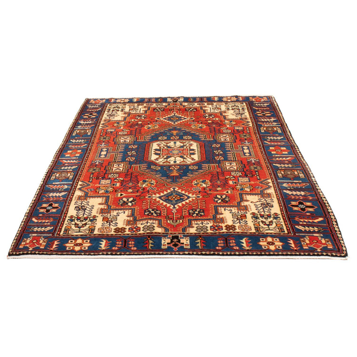 Perser Rug - Nomadic - 202 x 140 cm - blue