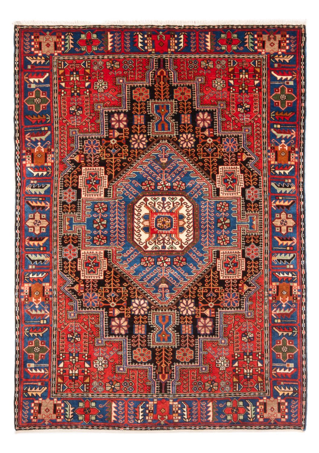 Perser Rug - Nomadic - 201 x 150 cm - blue