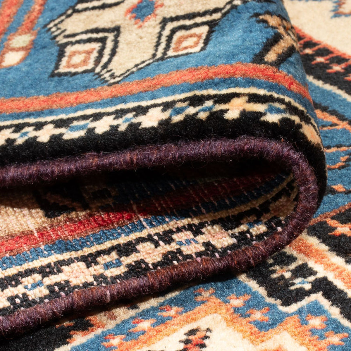 Perser Rug - Nomadic - 198 x 137 cm - dark beige