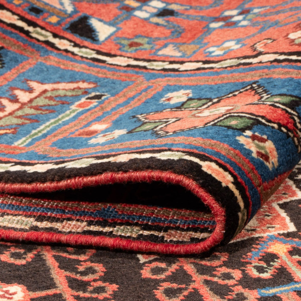 Perser Rug - Nomadic - 202 x 148 cm - bordeaux red