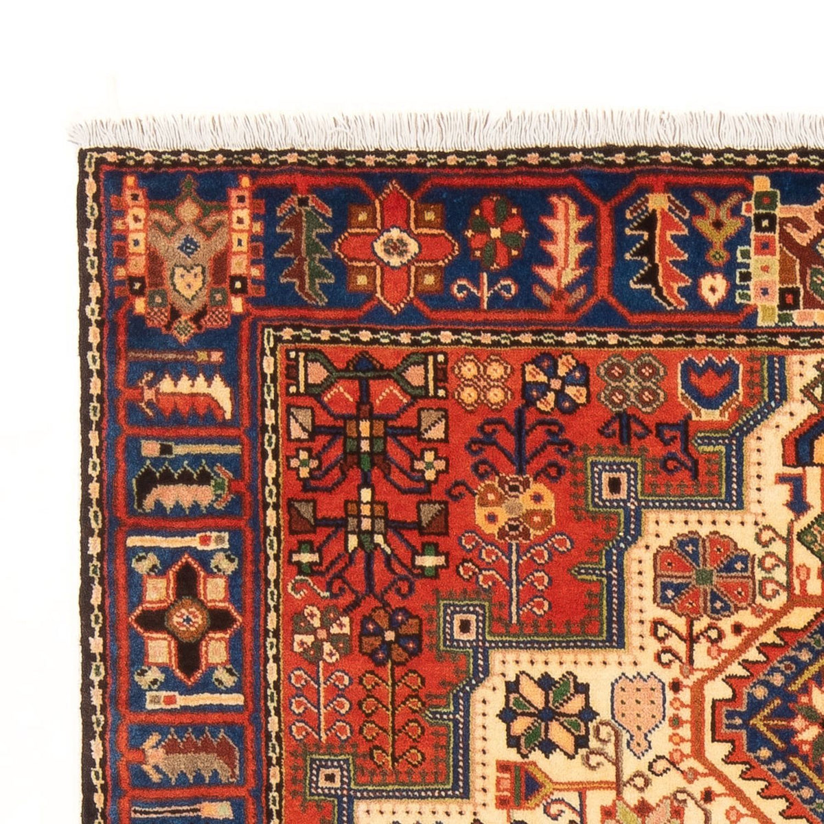 Perser Rug - Nomadic - 198 x 147 cm - light beige