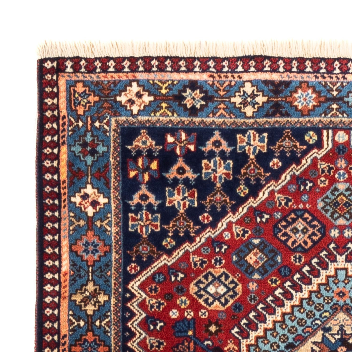 Runner Perser Rug - Nomadic - 218 x 76 cm - dark red