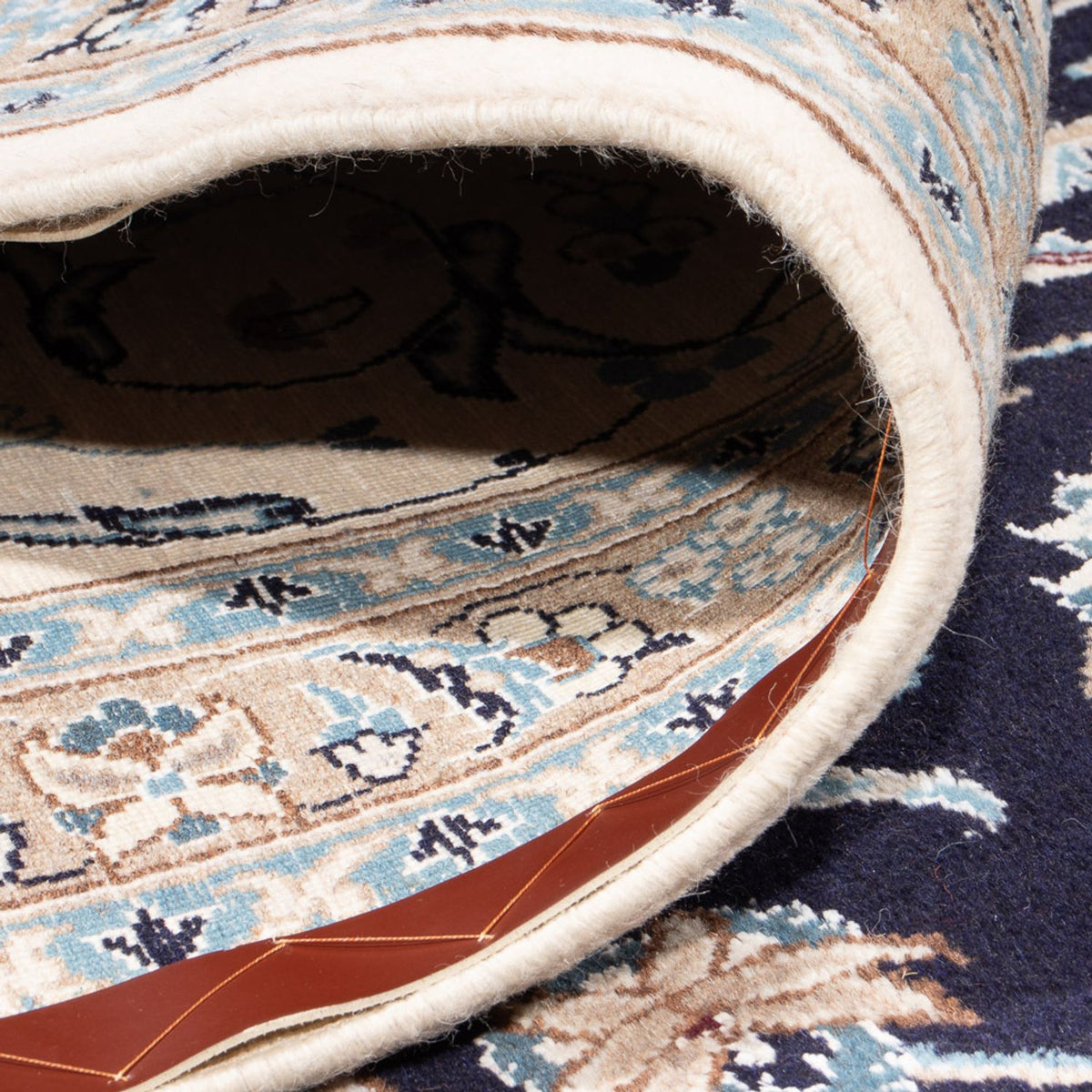 Perser Rug - Nain - 398 x 302 cm - dark blue