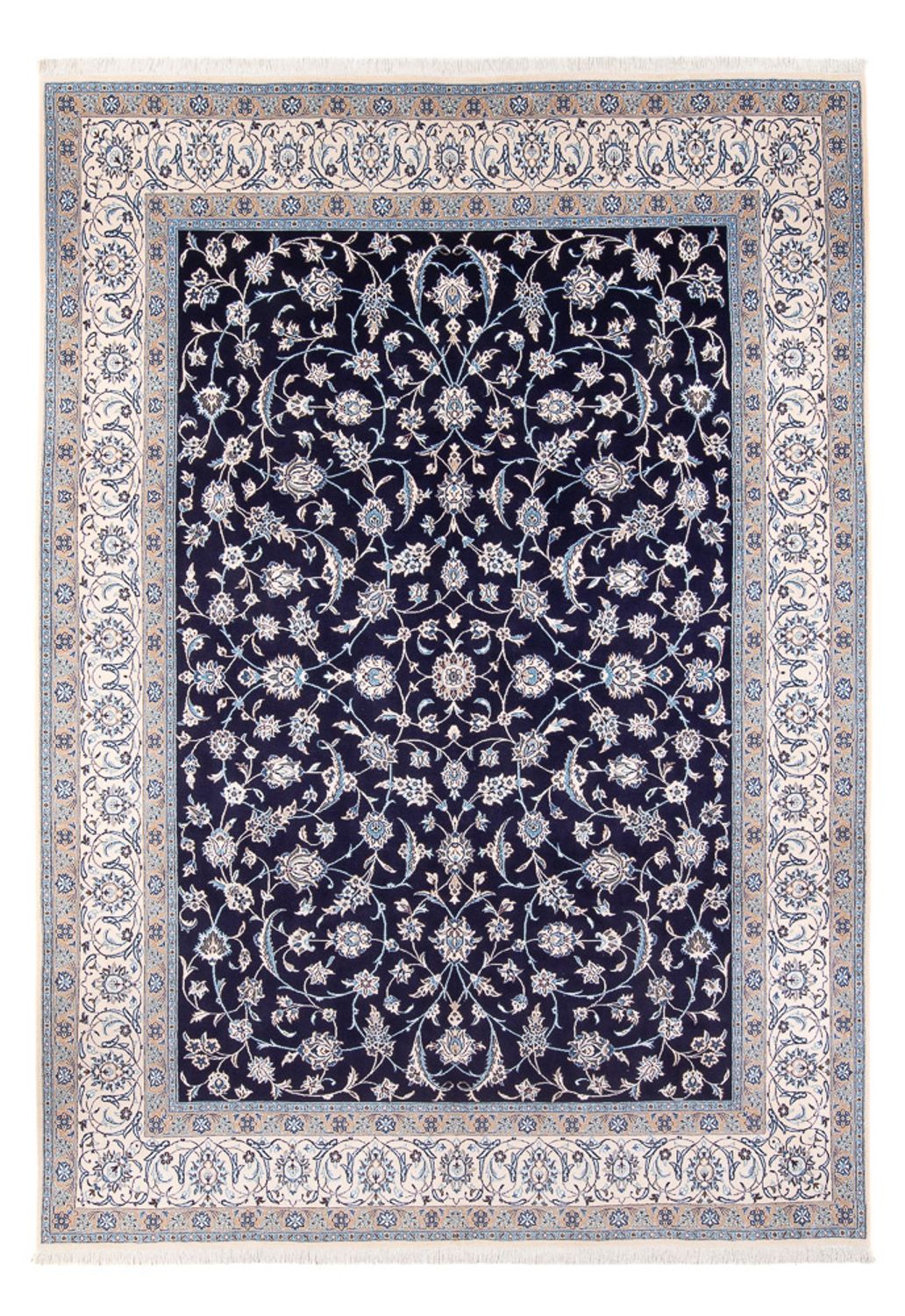Perser Rug - Nain - 354 x 247 cm - dark blue