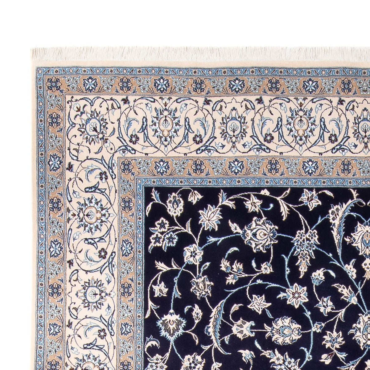 Perser Rug - Nain - 354 x 247 cm - dark blue