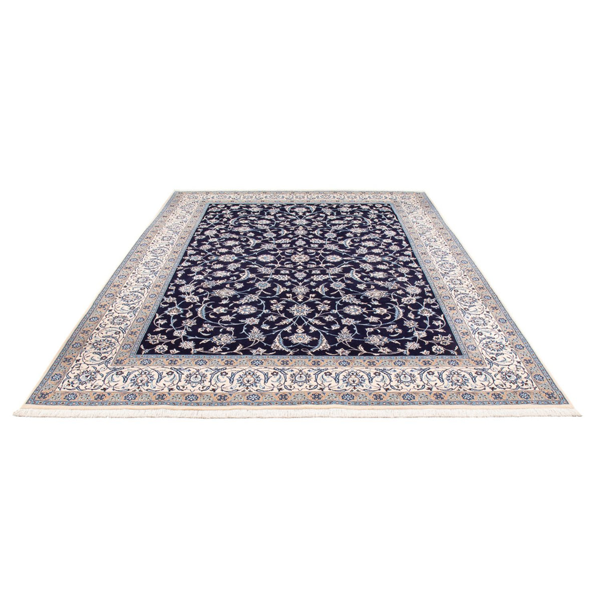 Perser Rug - Nain - 354 x 247 cm - dark blue