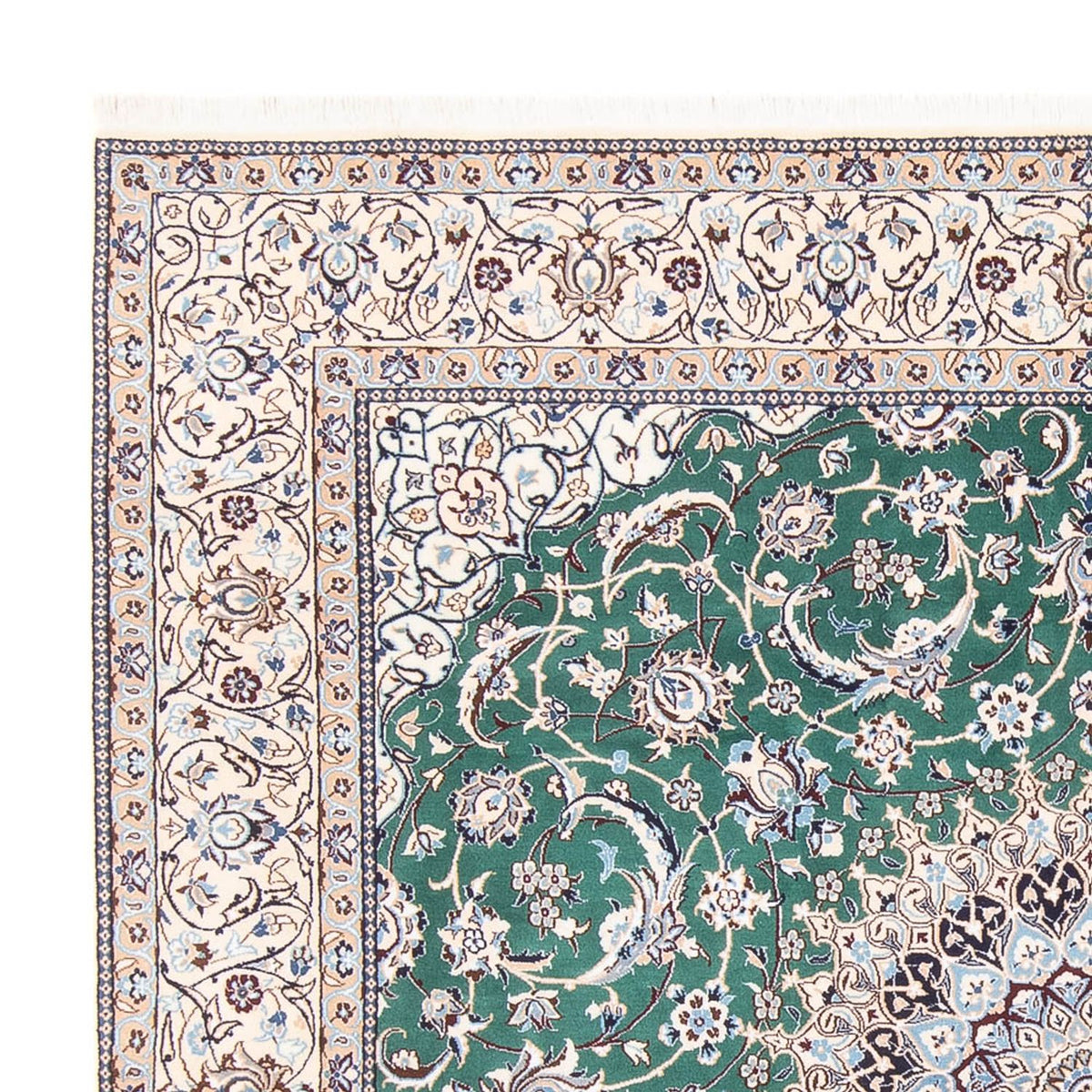 Perser Rug - Nain - 264 x 248 cm - green