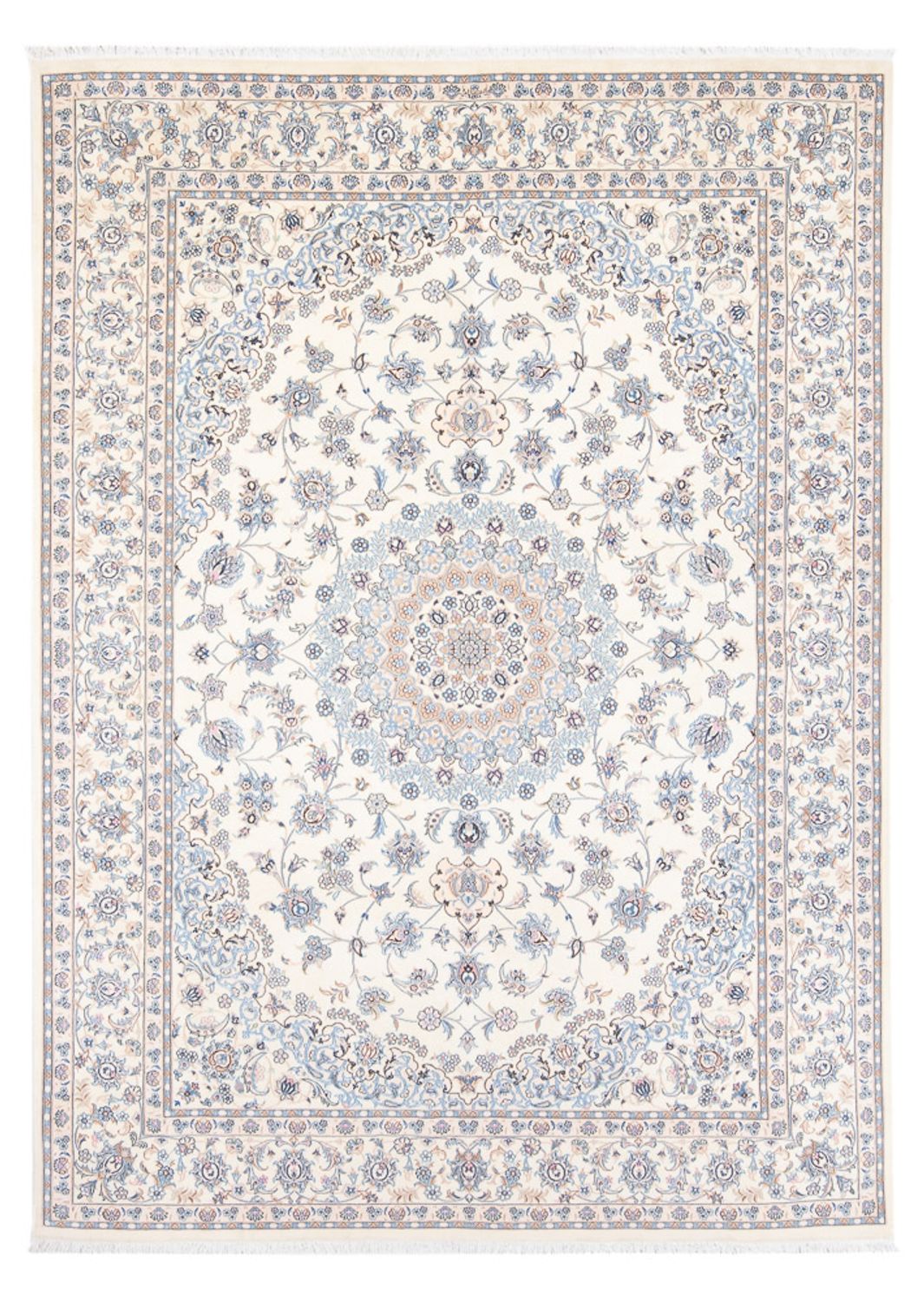 Perser Rug - Nain - Premium - 236 x 169 cm - light blue