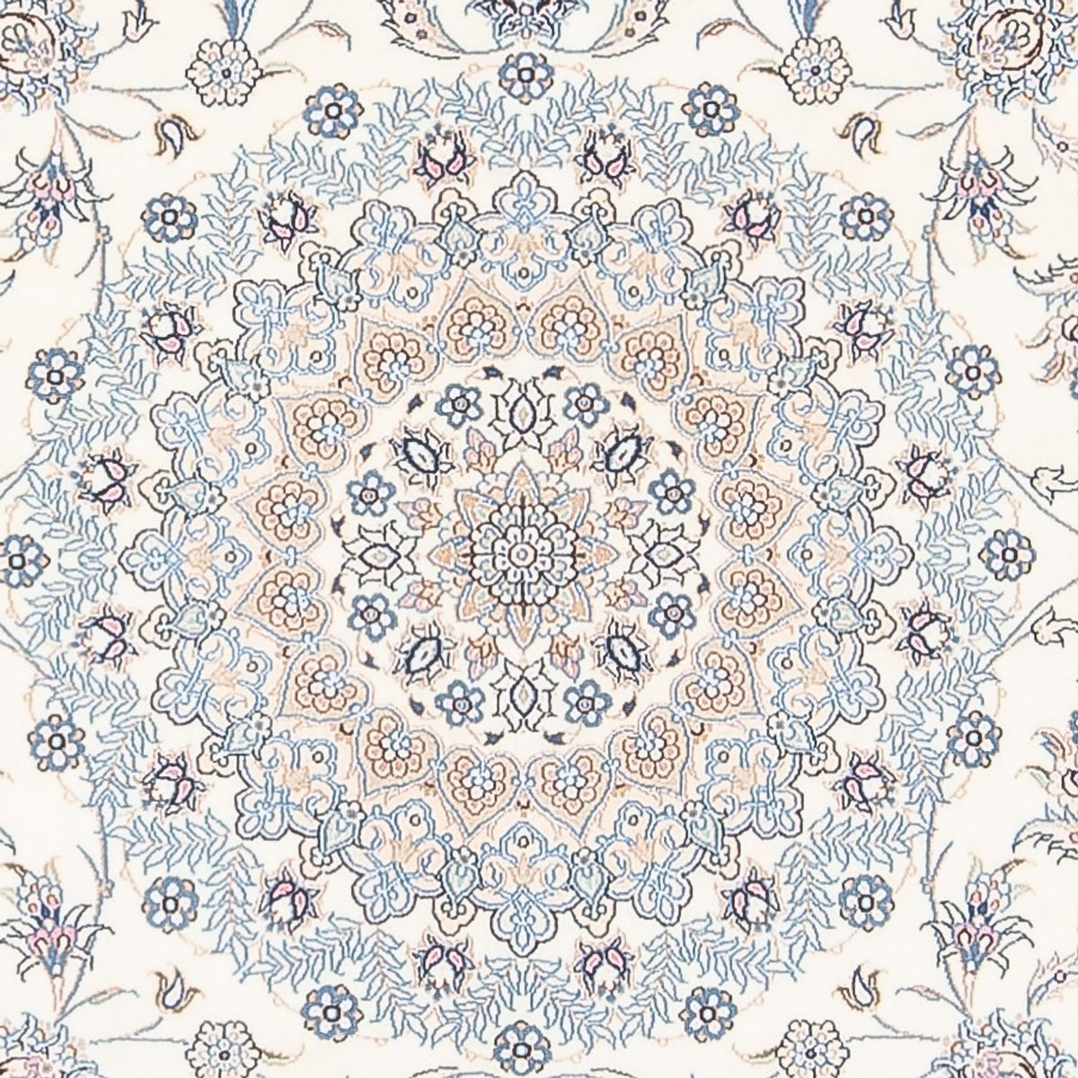 Perser Rug - Nain - Premium - 236 x 169 cm - light blue