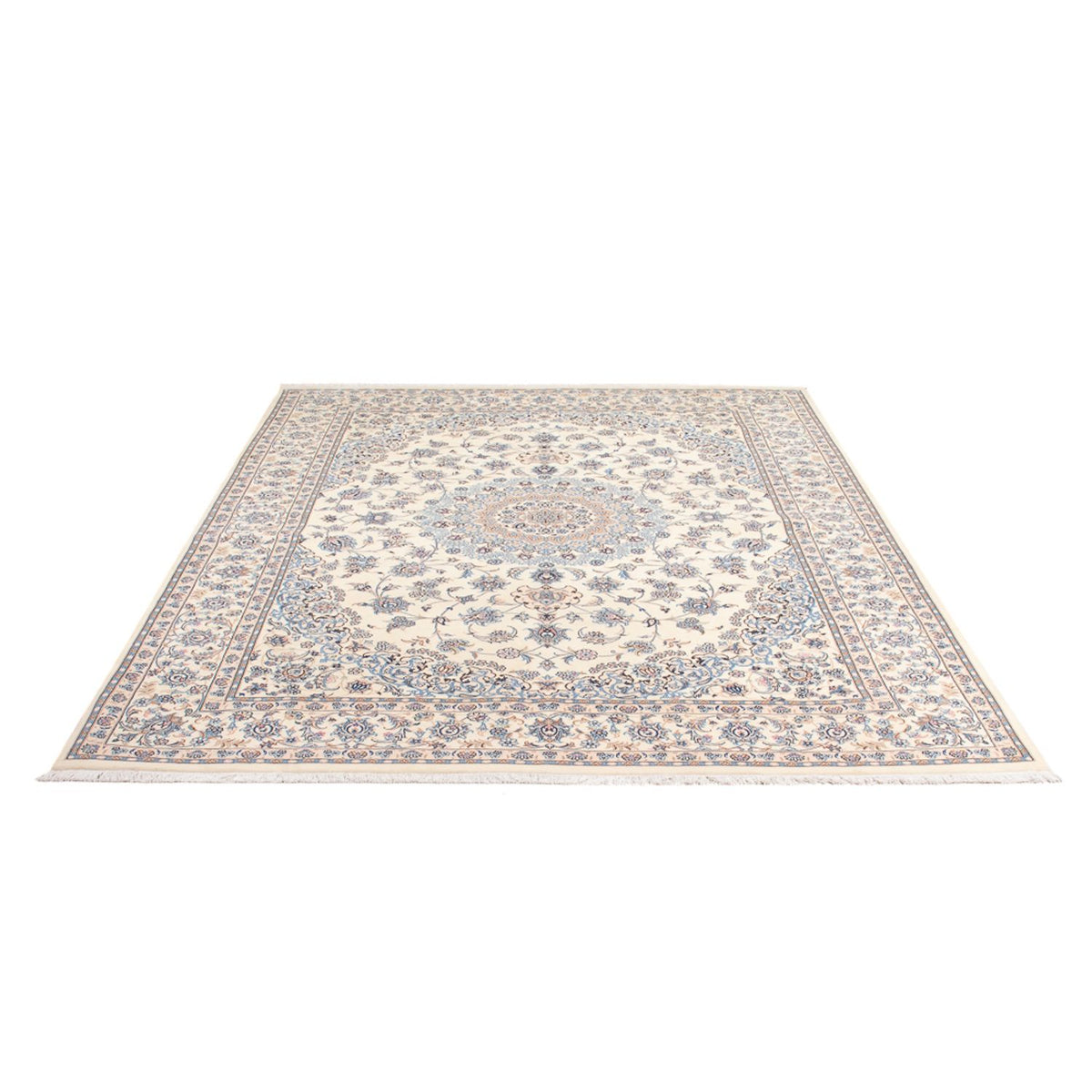 Perser Rug - Nain - Premium - 236 x 169 cm - light blue