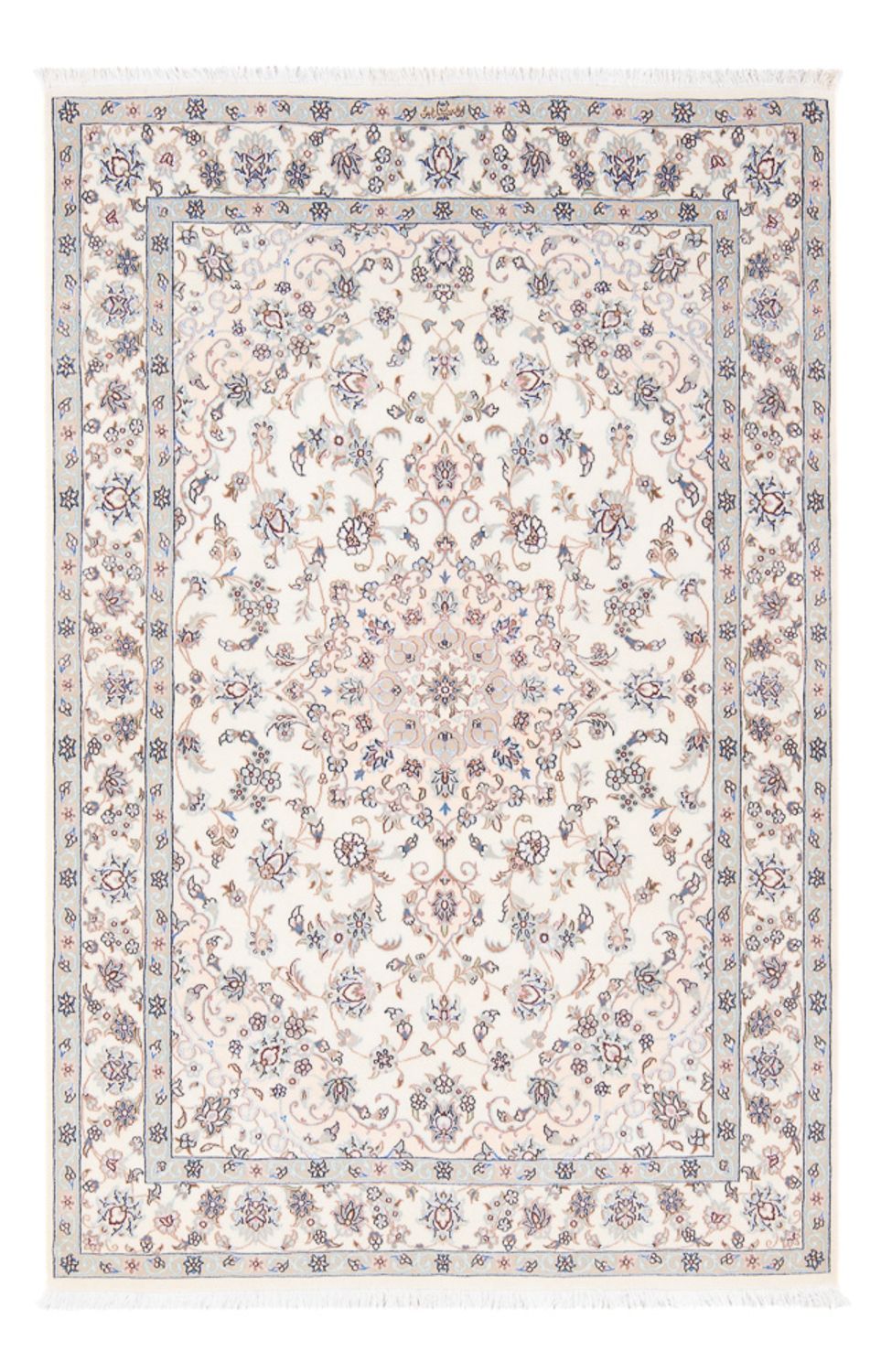 Perser Rug - Nain - Premium - 162 x 110 cm - light blue
