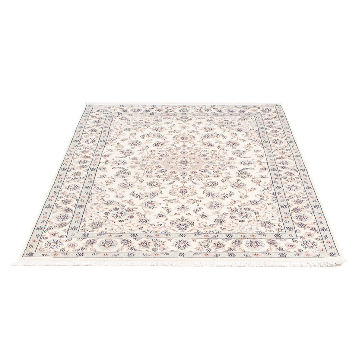 Perser Rug - Nain - Premium - 162 x 110 cm - light blue