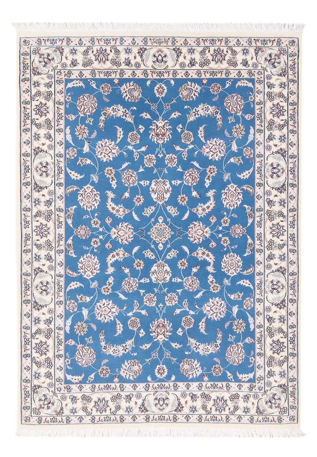 Perser Rug - Nain - Premium - 156 x 111 cm - blue