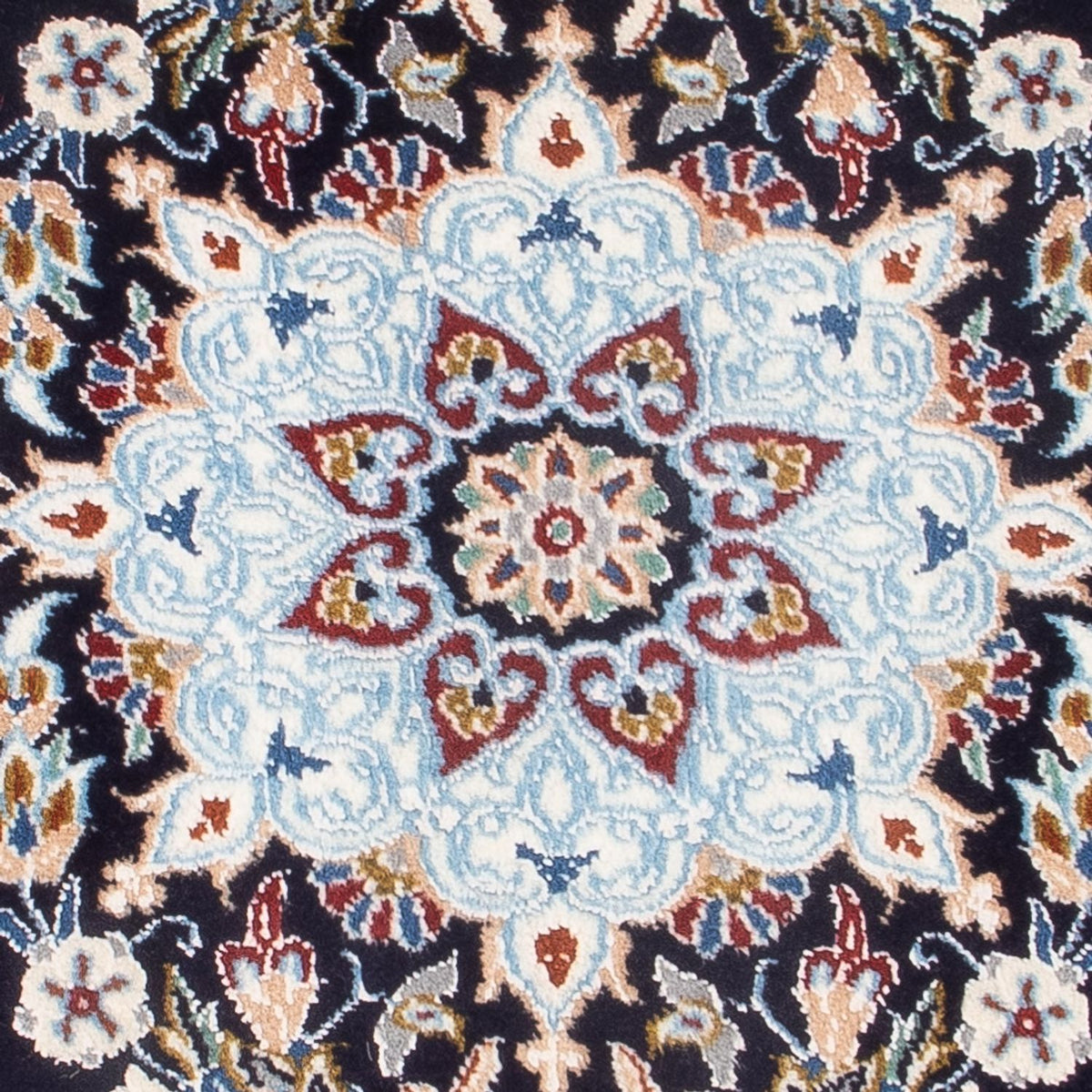 Perser Rug - Nain - Premium - 75 x 50 cm - light blue