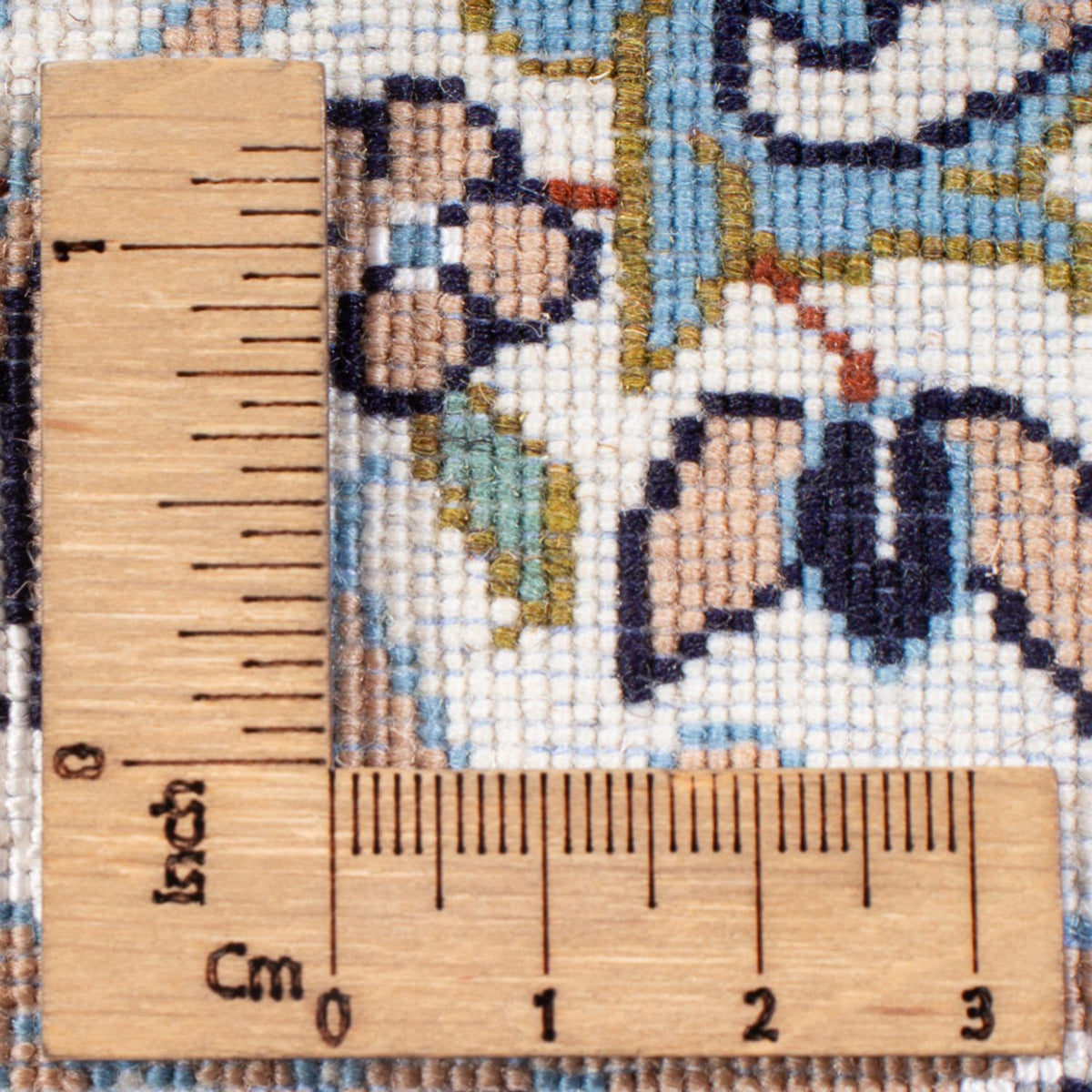 Perser Rug - Nain - Premium - 75 x 50 cm - light blue