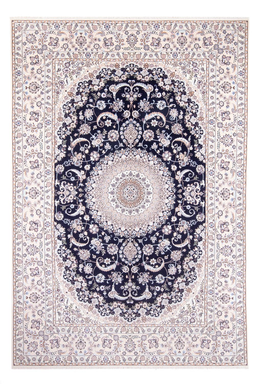 Perser Rug - Nain - Premium - 306 x 207 cm - dark blue