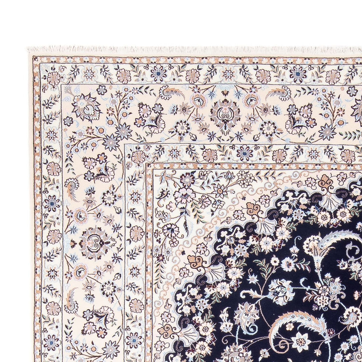 Perser Rug - Nain - Premium - 306 x 207 cm - dark blue