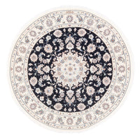 Perser Rug - Nain - Premium round  - 105 x 104 cm - dark blue