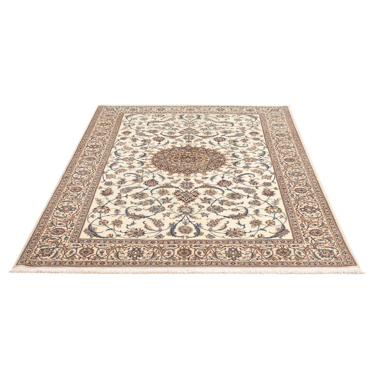 Perser Rug - Nain - Premium - 203 x 127 cm - light beige