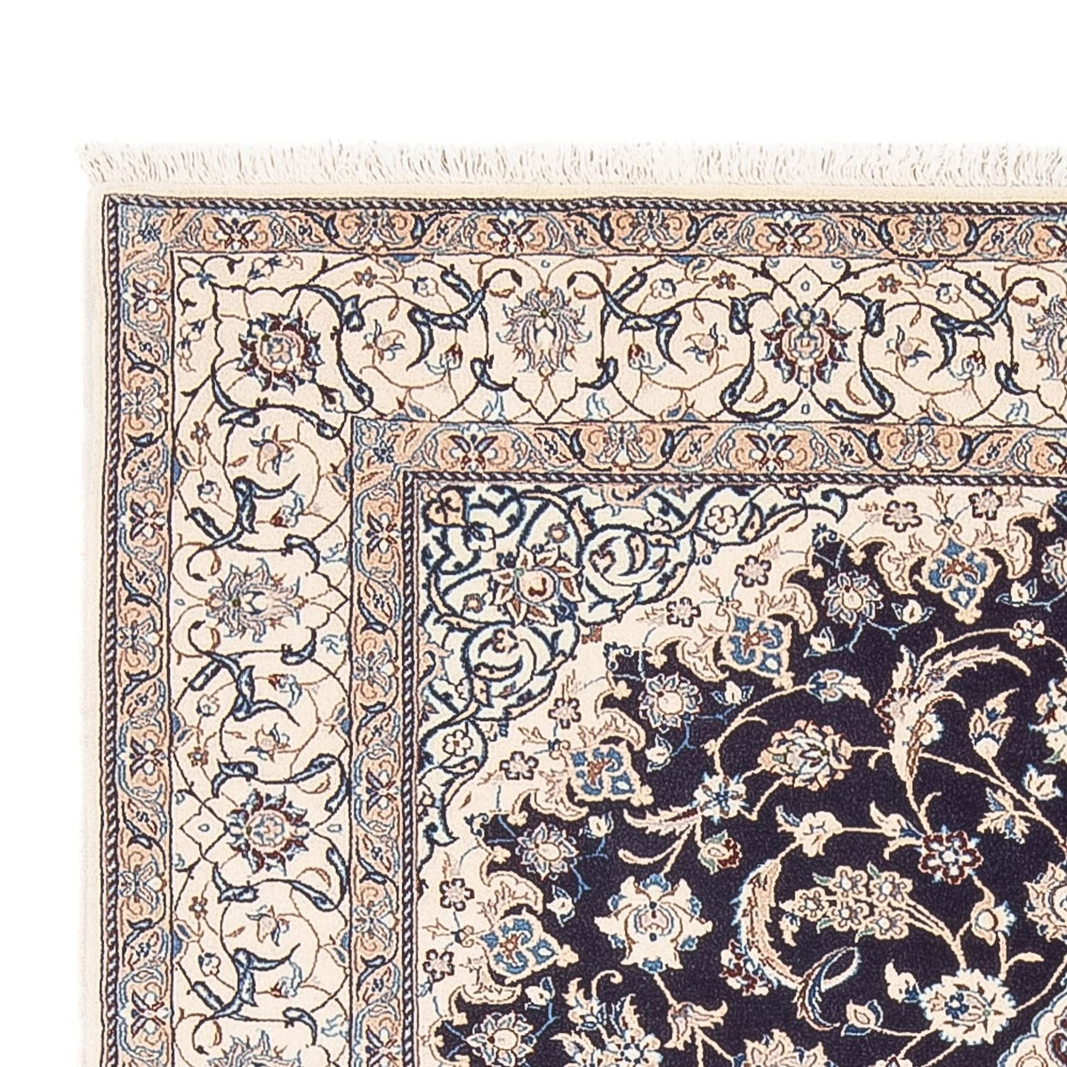 Perser Rug - Nain - Premium - 200 x 130 cm - dark blue