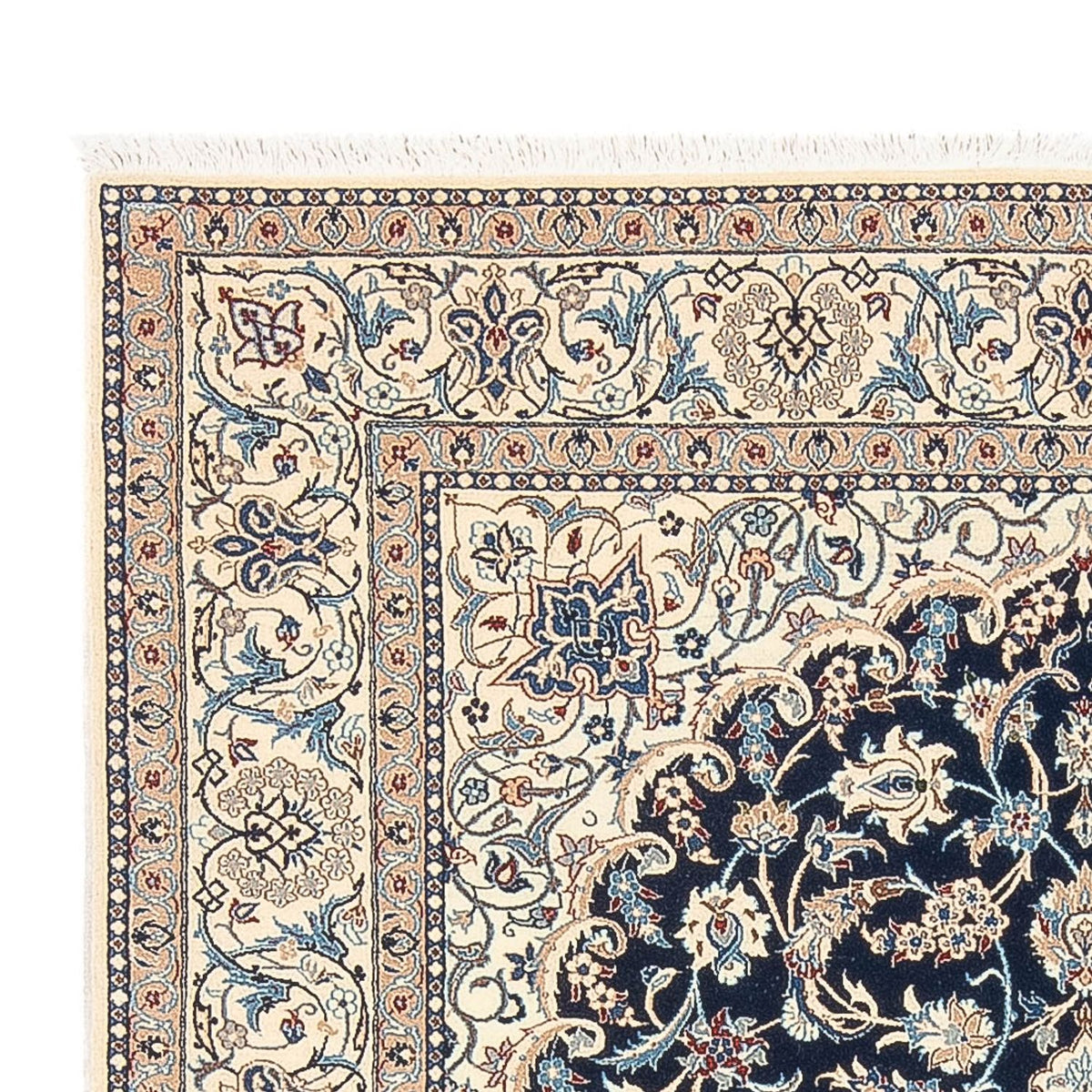 Perser Rug - Nain - Premium - 196 x 133 cm - dark blue