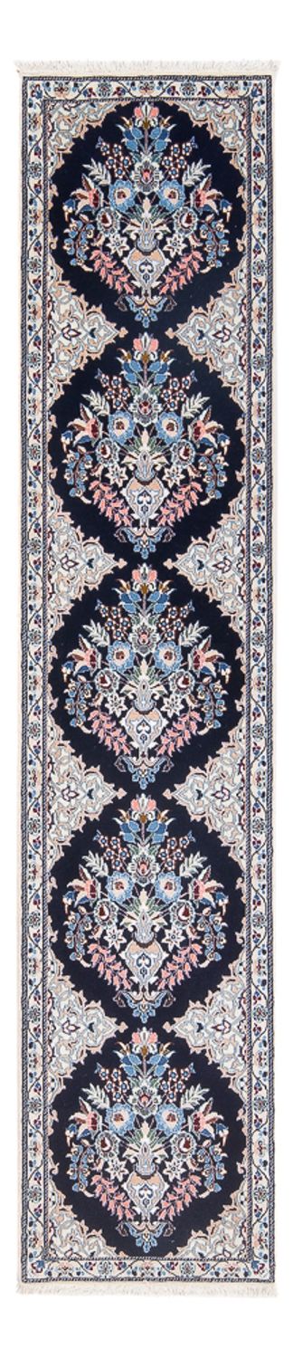 Runner Perser Rug - Nain - Premium - 202 x 46 cm - dark blue