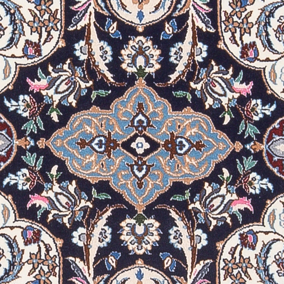 Runner Perser Rug - Nain - Premium - 220 x 52 cm - dark blue