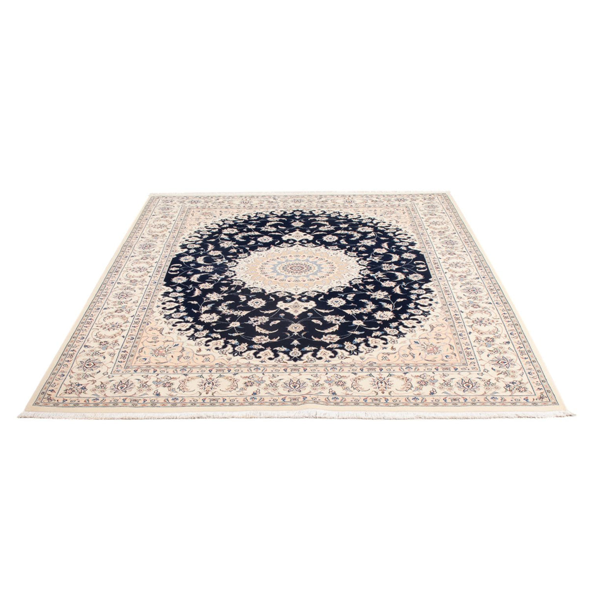 Perser Rug - Nain - Premium - 198 x 132 cm - dark blue