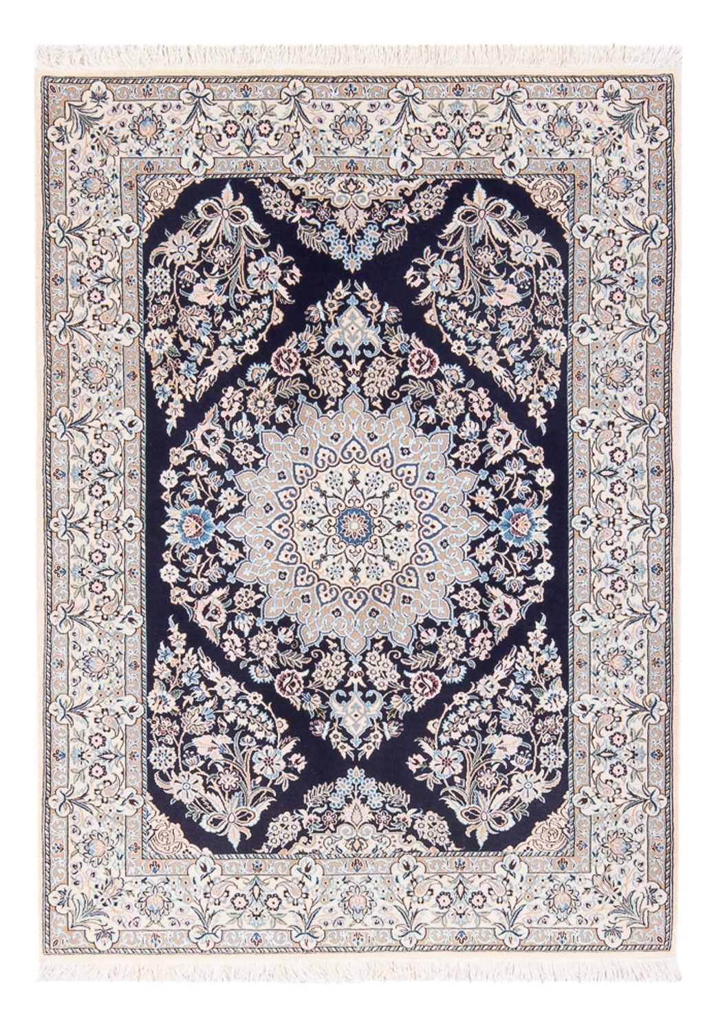 Perser Rug - Nain - Premium - 147 x 104 cm - dark blue